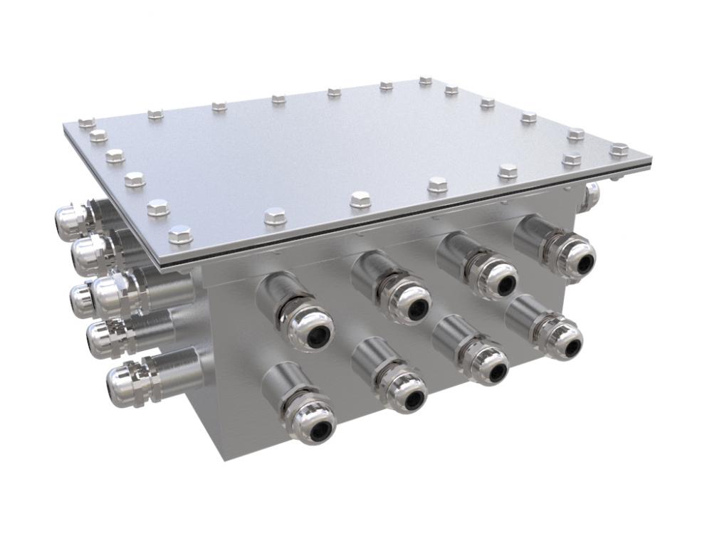 Подводная распределительная коробка 32х(11-6мм), нержавеющая сталь