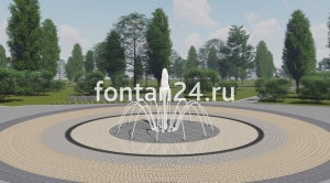 Фонтан для города "Дуэт средний" ø=3 м